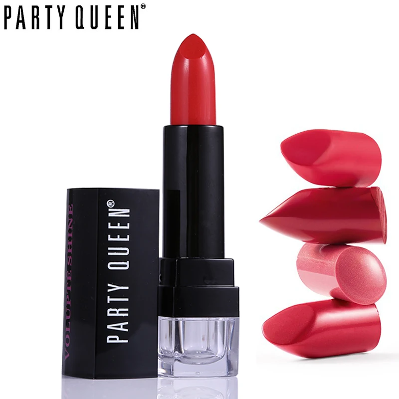 Водостойкая матовая помада Party Queen 12 видов цветов увлажняющий бальзам для губ