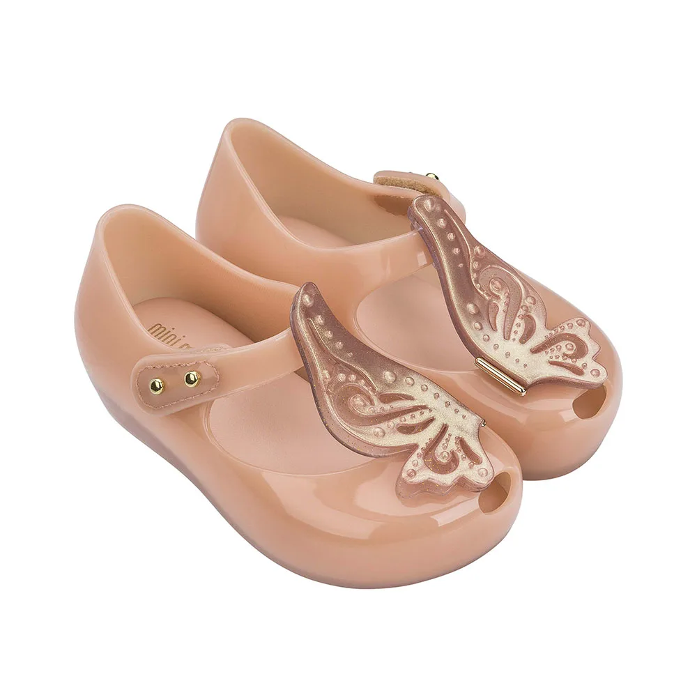 Mini Melissa Ultragirl Fly II новые летние прозрачные сандалии для девочек Дышащие детские сандалии детская пляжная обувь Melissa для малышей - Цвет: mini melissa pink
