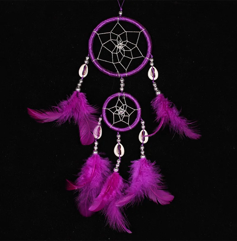 Ловец снов подвески домашний декор родное Америка индийское перо украшение на