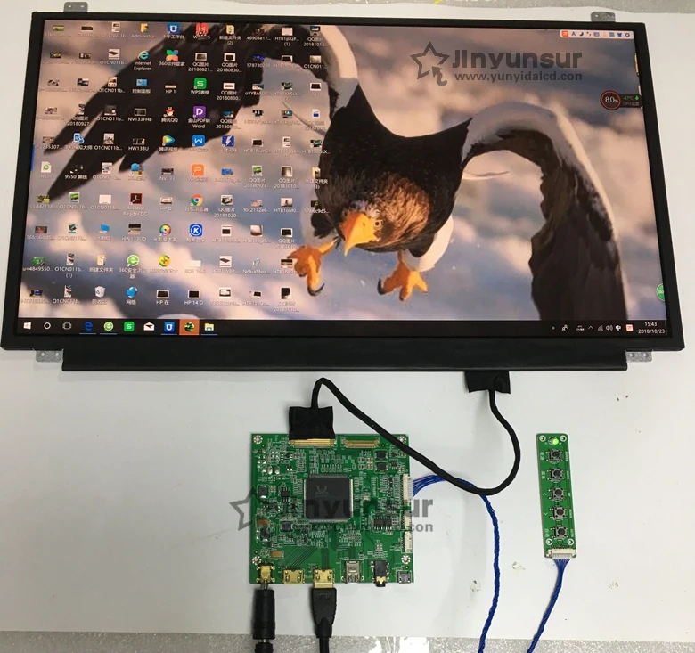 3 5 дюймовый 3840X2160 4K 2 HDMI Mini DP порт для наушников ЖК экран с платой драйвера набор