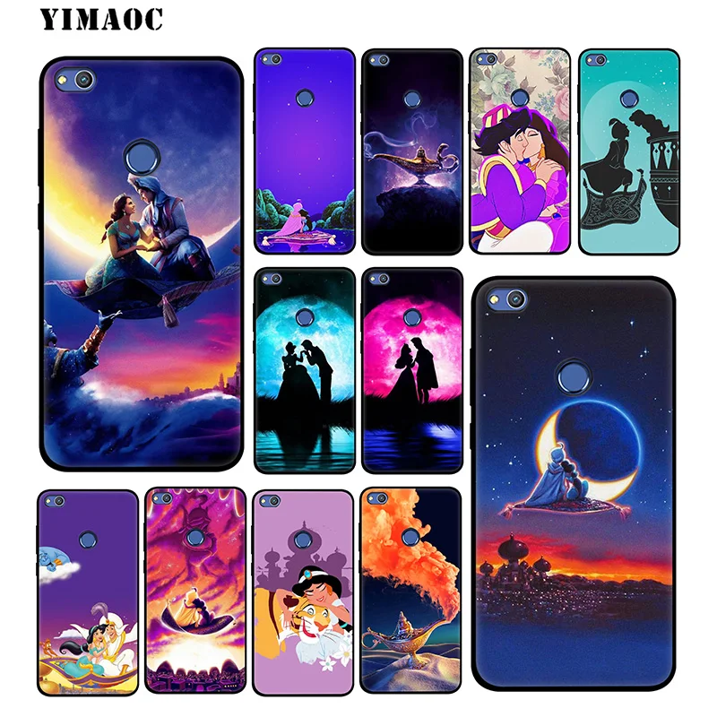 YIMAOC Aladdin Jasmine cartoon Soft Case for Huawei Mate 20 10 P30 P20 Pro P10 P9 P Smart Z 2019 &amp Nova 3 3i Lite |