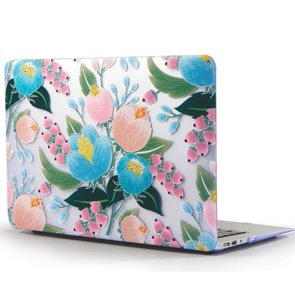 Чехол JUNWER Flower для Apple Macbook Air Pro Retina 11 12 13 15 чехол ноутбука Mac book 3 с сенсорной панелью