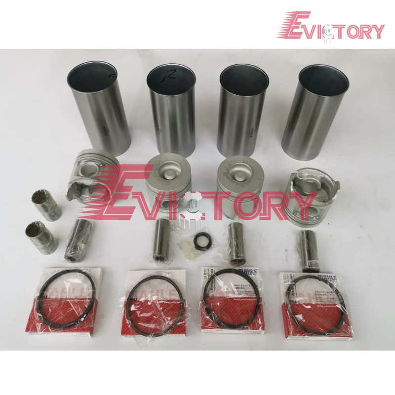 Для Isuzu 600P двигатель Восстановленный 4KH1 4KH1T 4JH1-TC поршень+ поршневое кольцо+ гильза цилиндра+ полный комплект прокладок+ главный/con подшипник