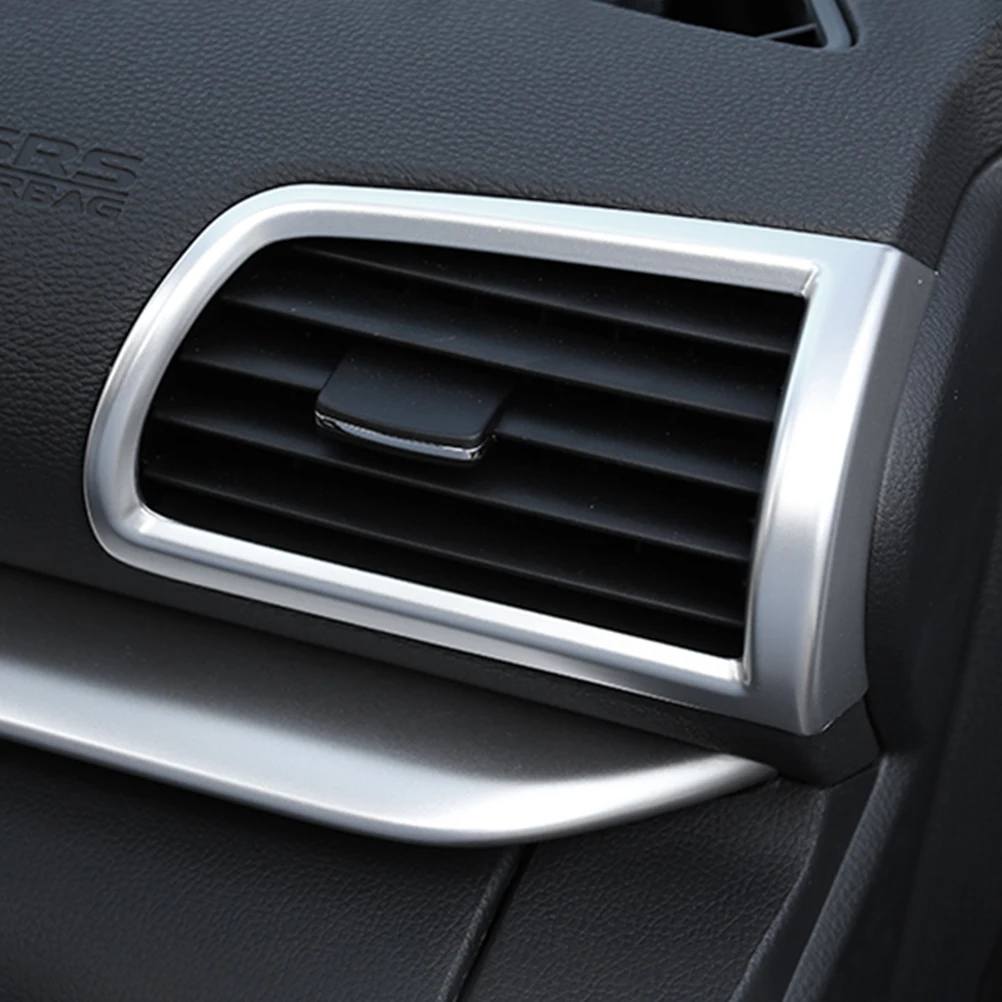 

Loyalty for MITSUBISHI Eclipse Cross 2018 2019 Interior Front Side Air Vent Outlet Trim Frame Cover ABS Matte silver Car Styling