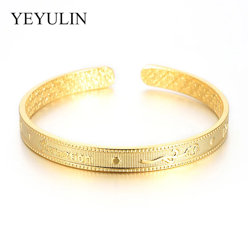 Style 6 1 шт многостильных золотых медных круглых браслетов классические женские ювелирные изделия закрытые браслеты и браслеты для женщин ювелирные изделия не выцветают - Окраска металла: Style 6