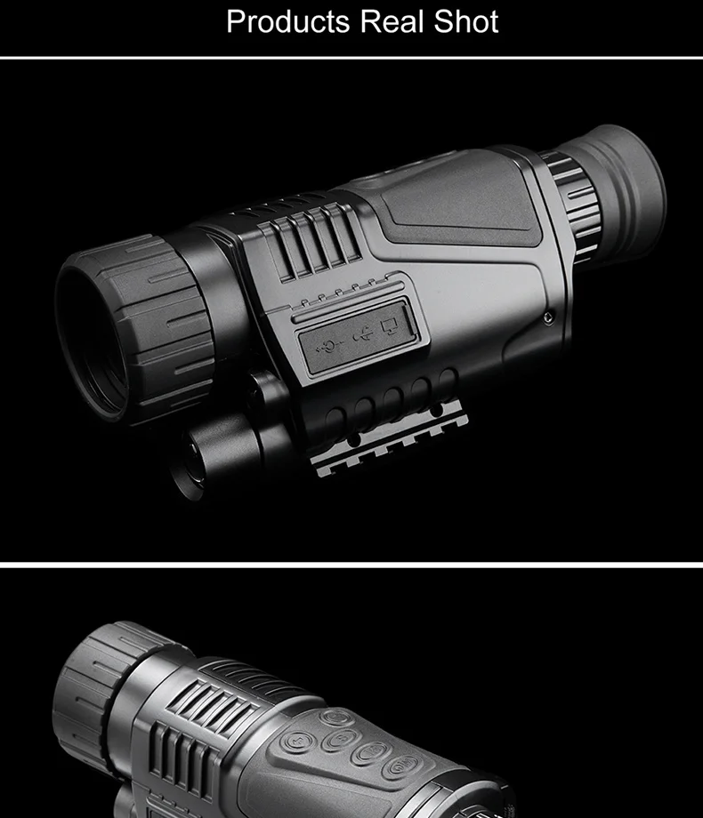 Askco 5X40 Цифровой Инфракрасный ночного видения очки Монокуляр 200 м Диапазон видео DVR издатели для охоты камеры устройства высокого качества