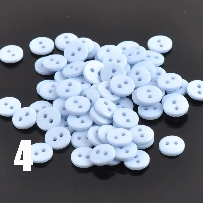 11 цветов Смешанные Круглые полимерные швейные кнопки для скрапбукинга ремесло