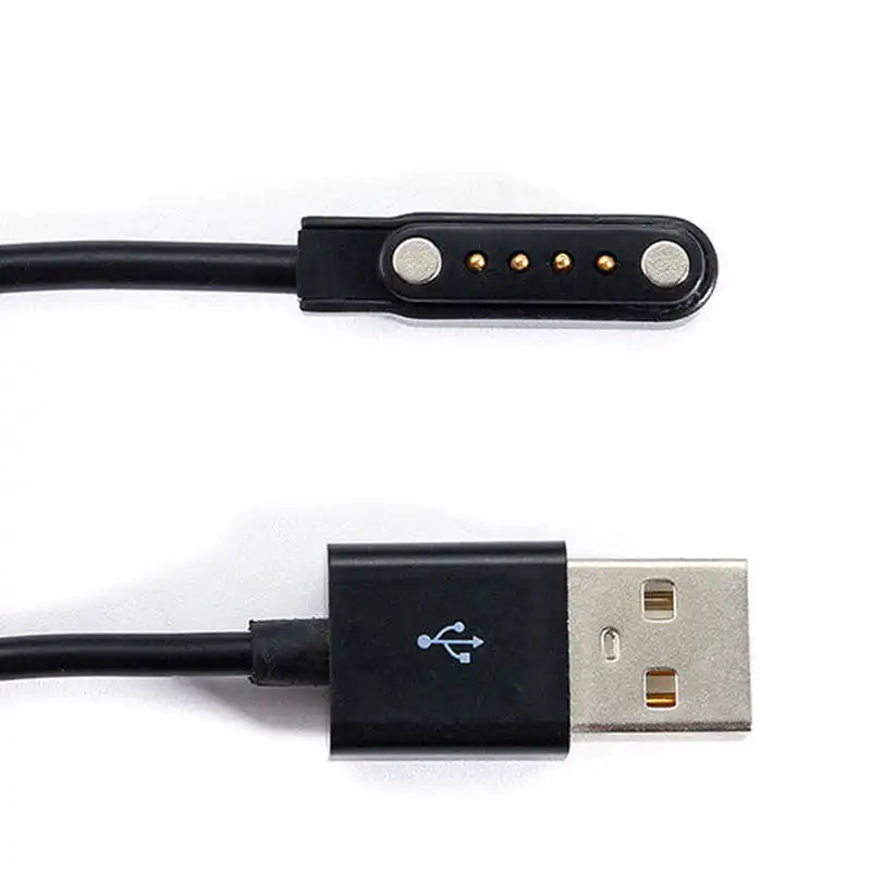 4 контактный Usb Смарт часы зарядный кабель Магнитная мощность для Sma 09 09S