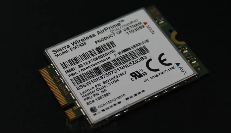 EM7430 sierra wireless FDD/TDD LTE Cat6 GOBI6000 для thinkpad X270 X1 Carbon 5gen t470s Yoga 370 и т. д.|fdd lte|sierra ltesierra |