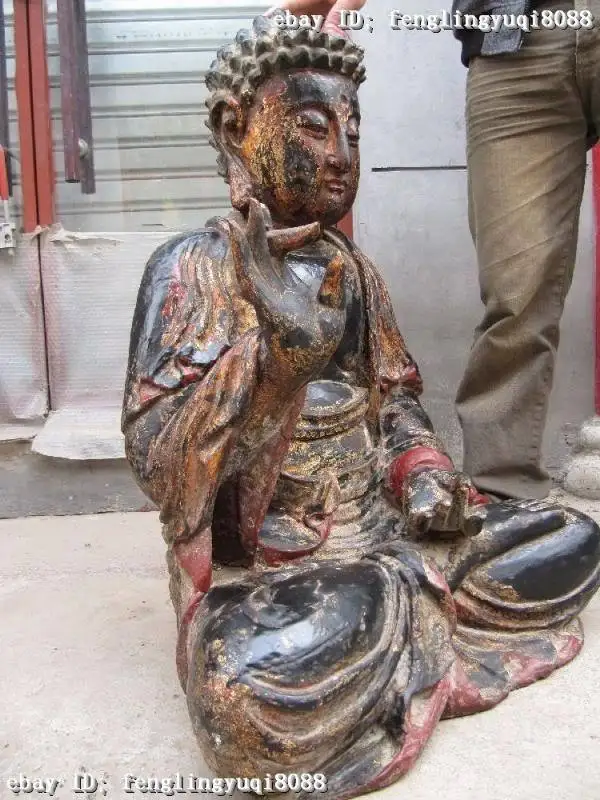 Скидка 55% 33 дюйма китайская буддистская народная древняя ручная работа