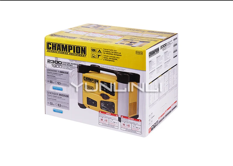 Бензиновый генератор 2KW220V бытовой и уличный Маленький цифровой инвертор