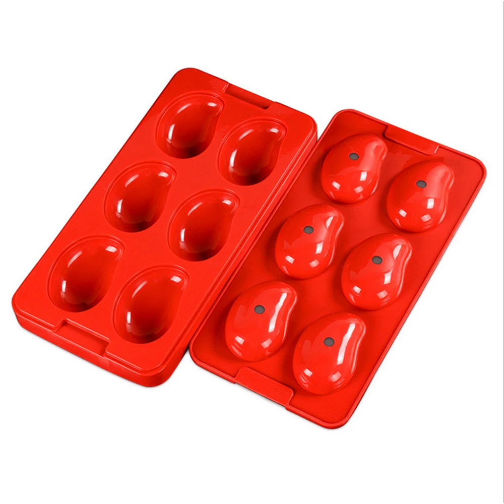 3D Diy в форме манго мусс силиконовые помадки торт плесень для выпечки торта Пудинг