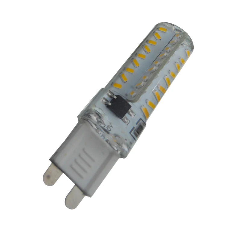 

Энергосбережение! Светодиодная приглушаемая лампочка G9 SMD3014, приглушаемые led лампочки с цветовым рисунком, 7 Вт, 72 светодиодный да, 80 светоди...