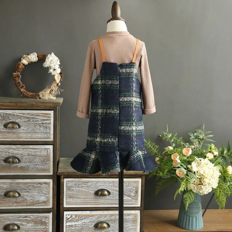 Комплекты для девочек коллекция 2017 года Осенняя детская одежда комплект с юбкой