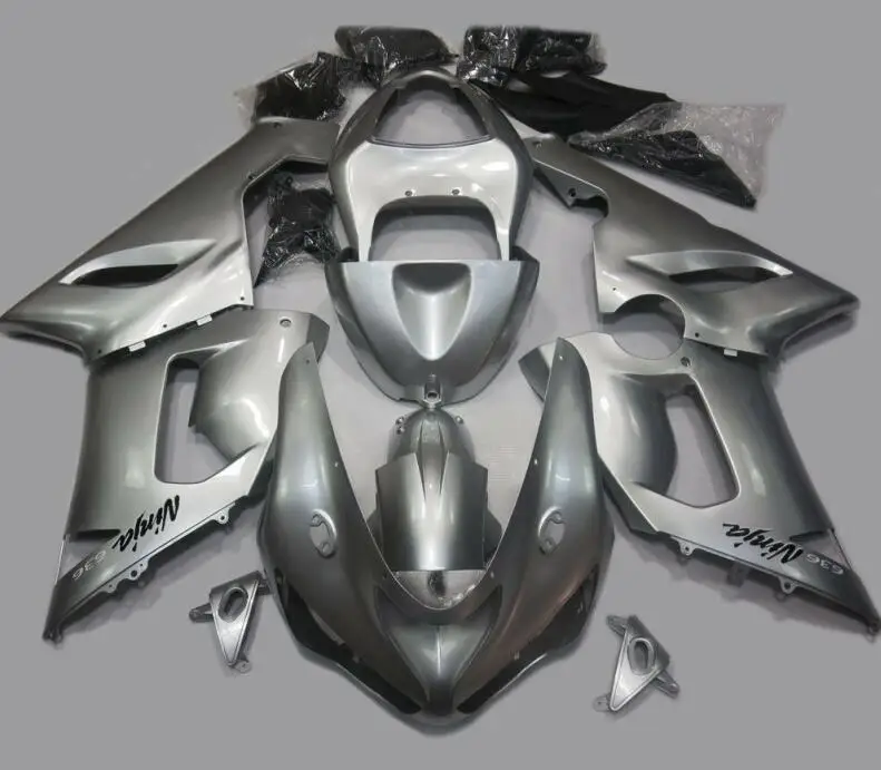 Новый комплект обтекателей для мотоцикла Abs подходит kawasaki Ninja ZX6R 636 2005 2006 05 06 6R цвет