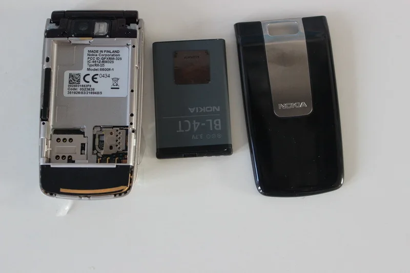 6600f оригинальный Nokia Bluetooth 3g складной разблокированный Восстановленный сотовый