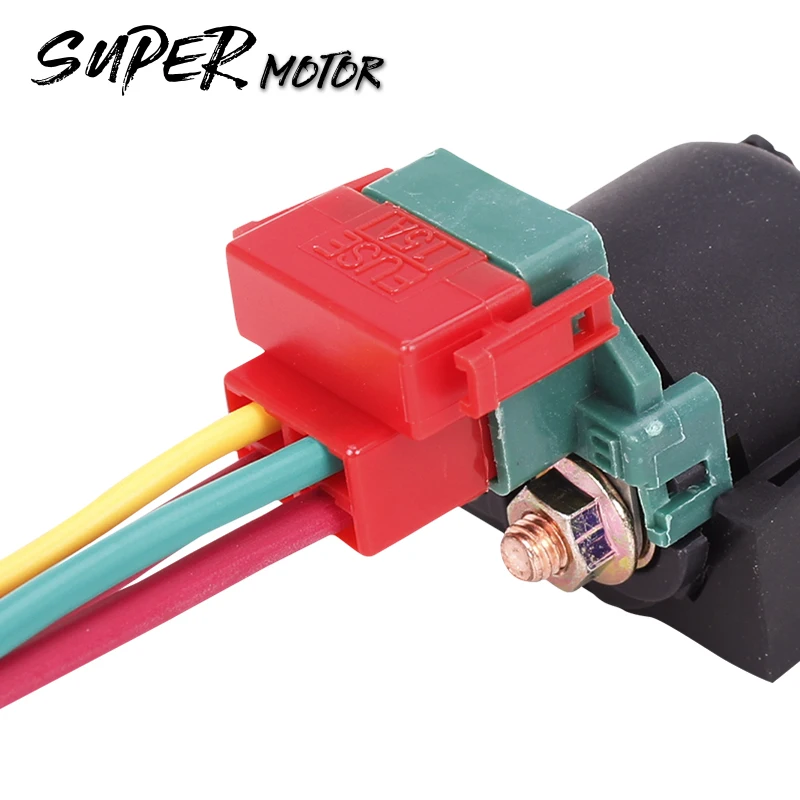 

Motorcycle electrical parts lgnition key switch starter solenoid Relay with Plug For Honda CBR400 CBR 400 NC23 NC29