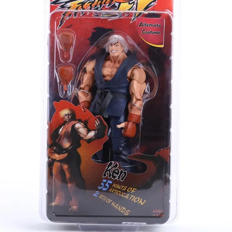 NECA игра персонаж выживания модель Кен Рю Жевательная фигурка игрушка " 18 см - Цвет: 4