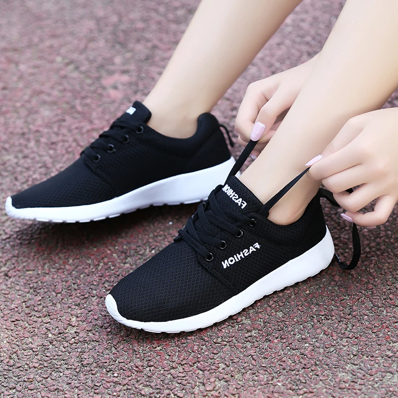 Running Shoes Women Summer Outdoor Sneakers Sport Athletic Breathable Mesh Ladies Trainers Zapatos Mujer Chaussures Femmes | Спорт и