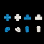 Соединители для труб из ПВХ 25 мм, 4-ходовые, 3-ходовые, локовые, прямые соединения, пластиковые садовые фитинги для полива, фитинги для водяных труб, адаптер для аквариума