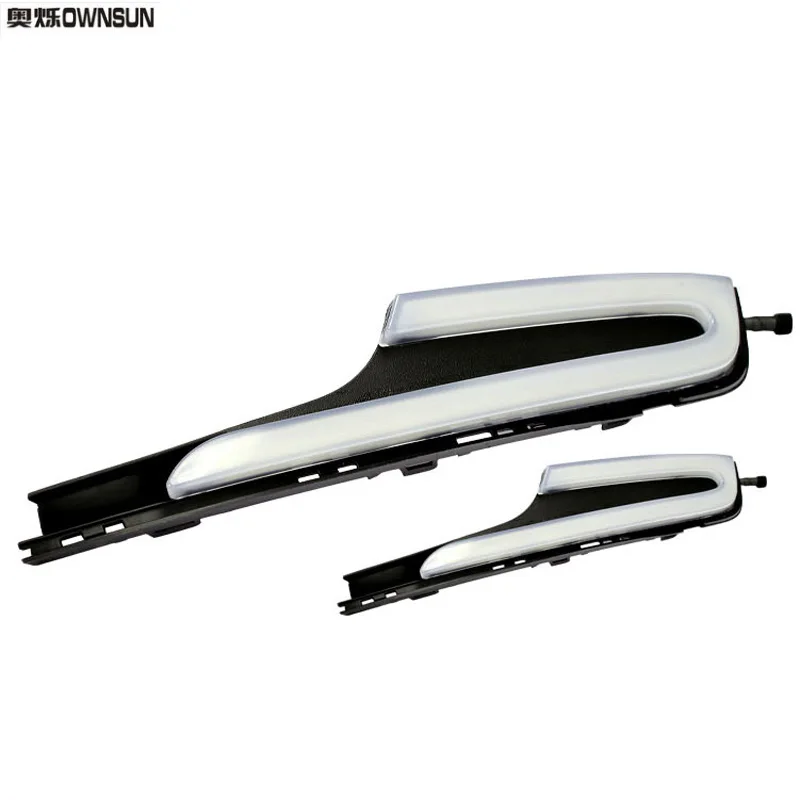 

Brand New Updated Daytime Running Lights DRL With Yellow Turn Signal For VW Golf 7 2014-15