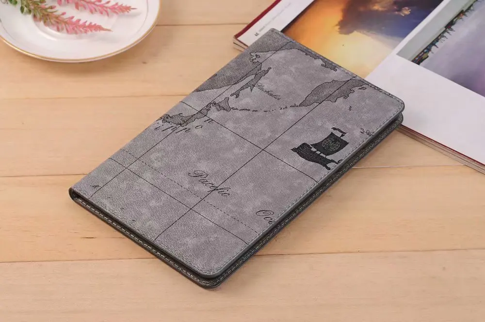 Деловой кожаный чехол для huawei MediaPad T3 8,0 KOB-L09 KOB-W09 8,0 дюймов, подставка для планшета с отделением для карт+ подарок