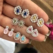 3 шт./компл. Boho Star Moon вертикальные серьги с кристаллами для бара женские очаровательные вечерние золотые серьги набор комбинация подарок на день Святого Валентина