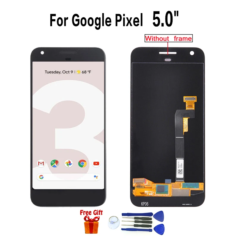 Фото Сменный ЖК экран для Google Pixel Nexus S1 дисплей с сенсорным экраном в сборе Pixel|Экраны