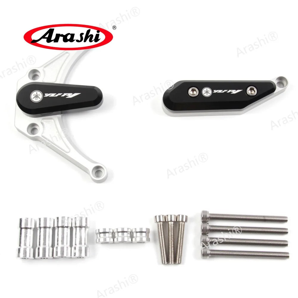 Араши протектор двигателя мотоцикла защитный чехол для YAMAHA R1 2009 2010 09 10 мотоцикл
