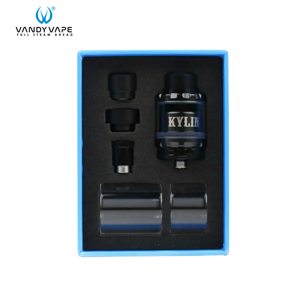Оригинальный vandy Vape kylin RTA Танк Атомайзеры для электронных сигарет 6 мл и 2 с одной