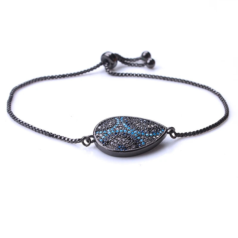 1 шт. Подвески в виде турецкого сглаза с микрозакрепкой из фианита коробке