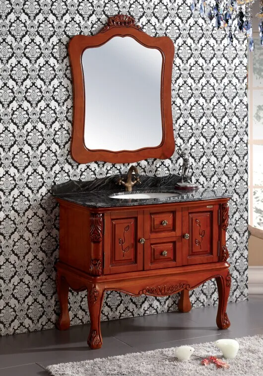 Дизайн ванной комнаты античный изогнутый туалетный столик для |