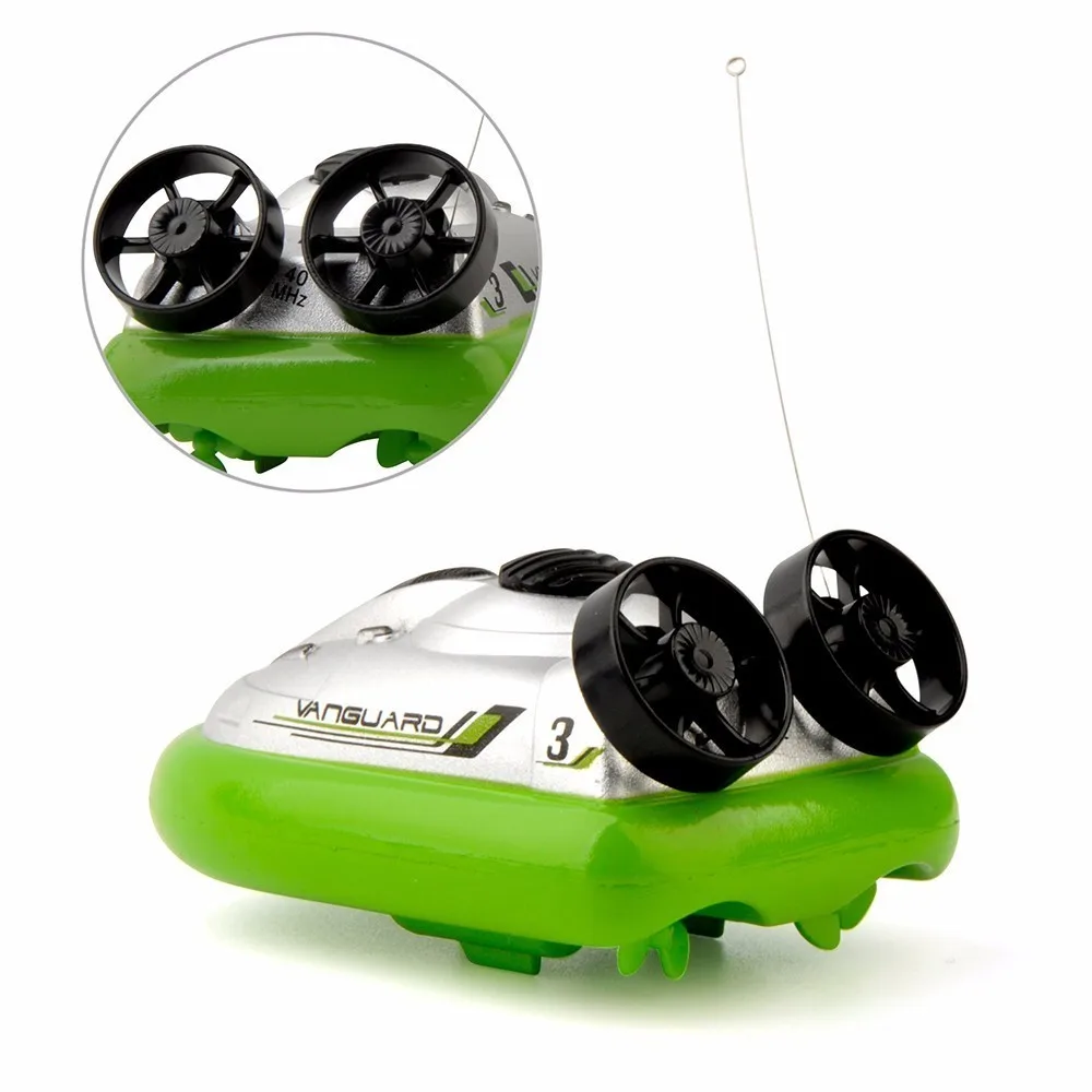HappyCow 777 220 мини RC лодки радио дистанционное управление ховеркрафт Hover barco de pesca вода