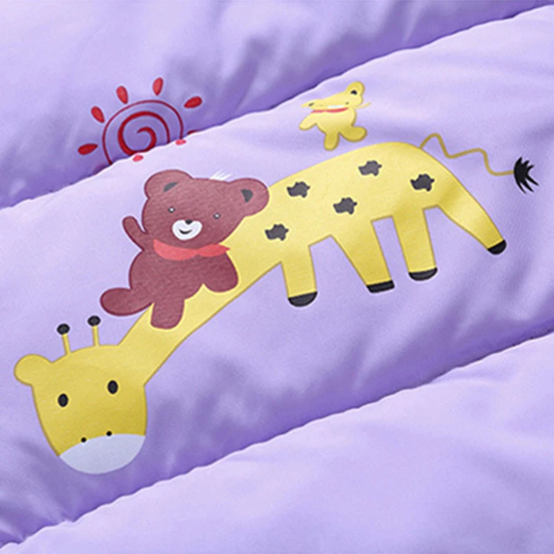 Осенне зимние детские куртки для девочек и мальчиков теплый мультяшный детский