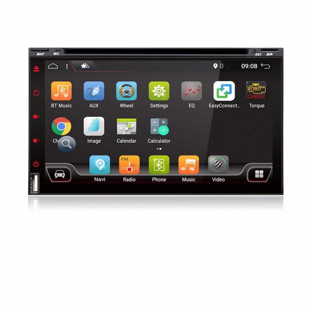 Bosion Универсальный четырехъядерный 7 &quot2 Din Android 1 автомобильный DVD Радио