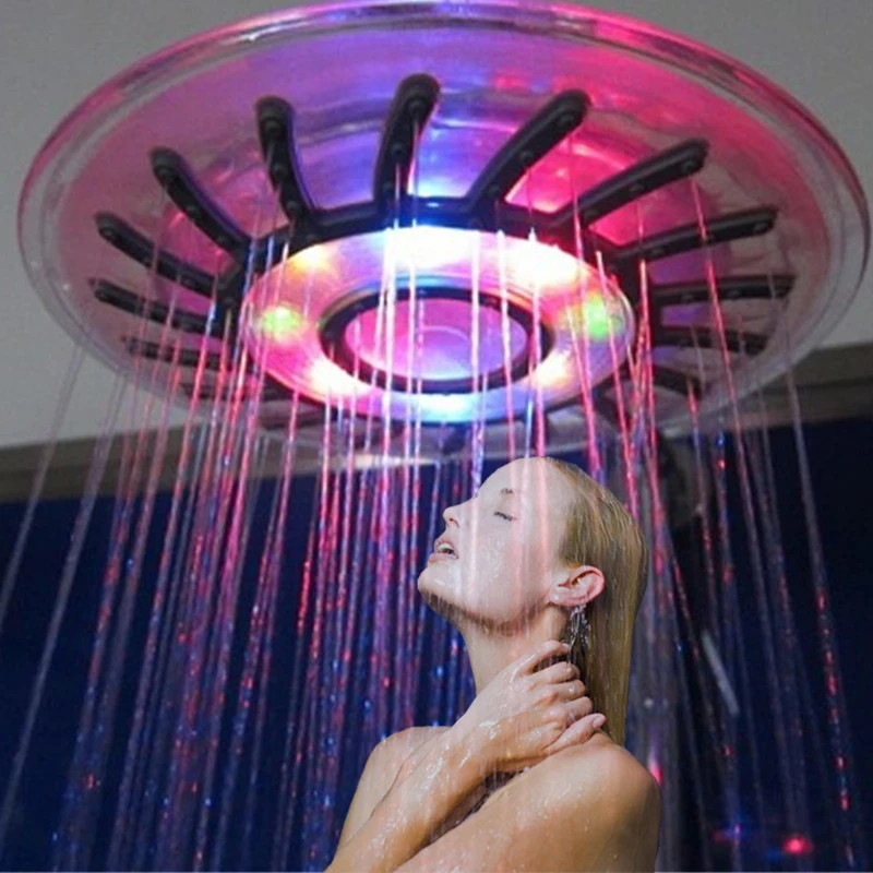 8 дюймов ABS светодиодный для ванной комнаты Душевые Кабины|shower shower|shower ledled shower |