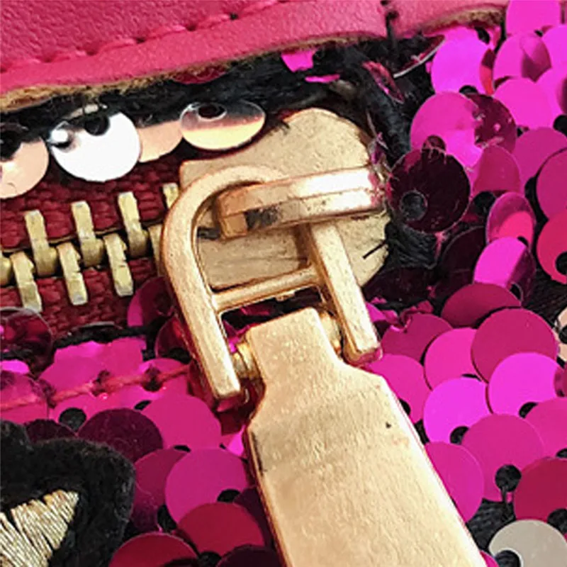 Женские блестящие сумки на пояс с блестками вышивкой поясная сумка молнии для