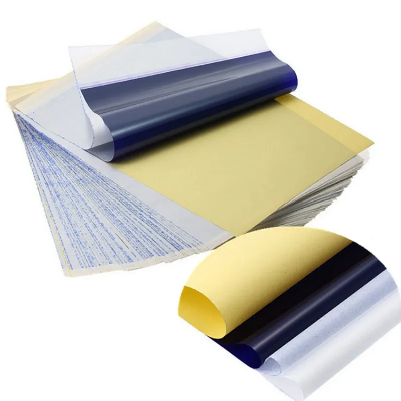 100 листов профессиональная копировальная бумага для татуировок формата А4