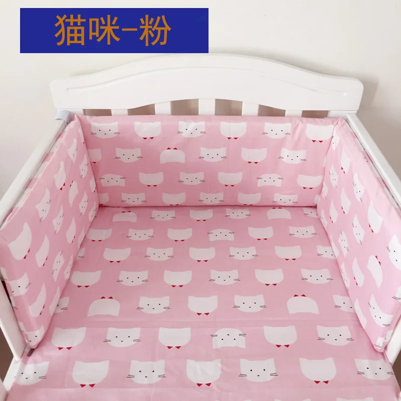 Бампер для детской кроватки u образные съемные хлопковые бамперы новорожденных