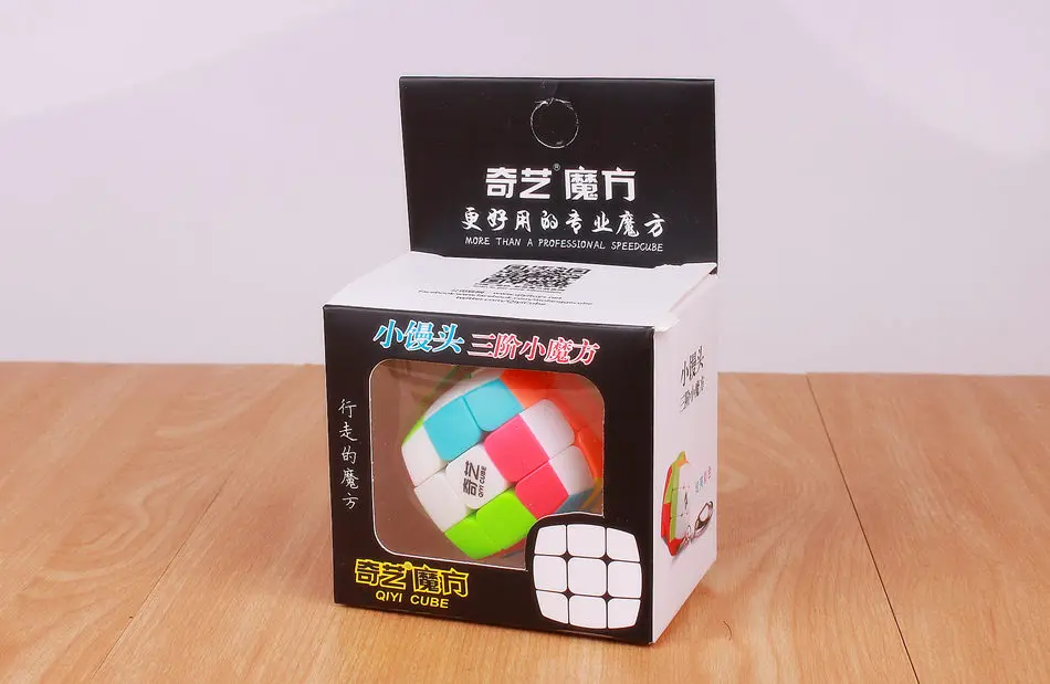 Qiyi 3 см мини 3x3x3 Скорость брелок волшебный куб наклейка меньше Твист Головоломка Куб игрушка подарок Умный брелок сумка Украшение милый