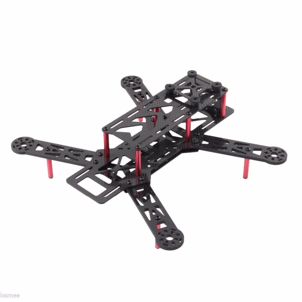 Flymodel DIY QAV280 карбоновый Квадрокоптер Emax MT2204 2300KV бесщеточный двигатель BLHeli 12A ESC CC3D