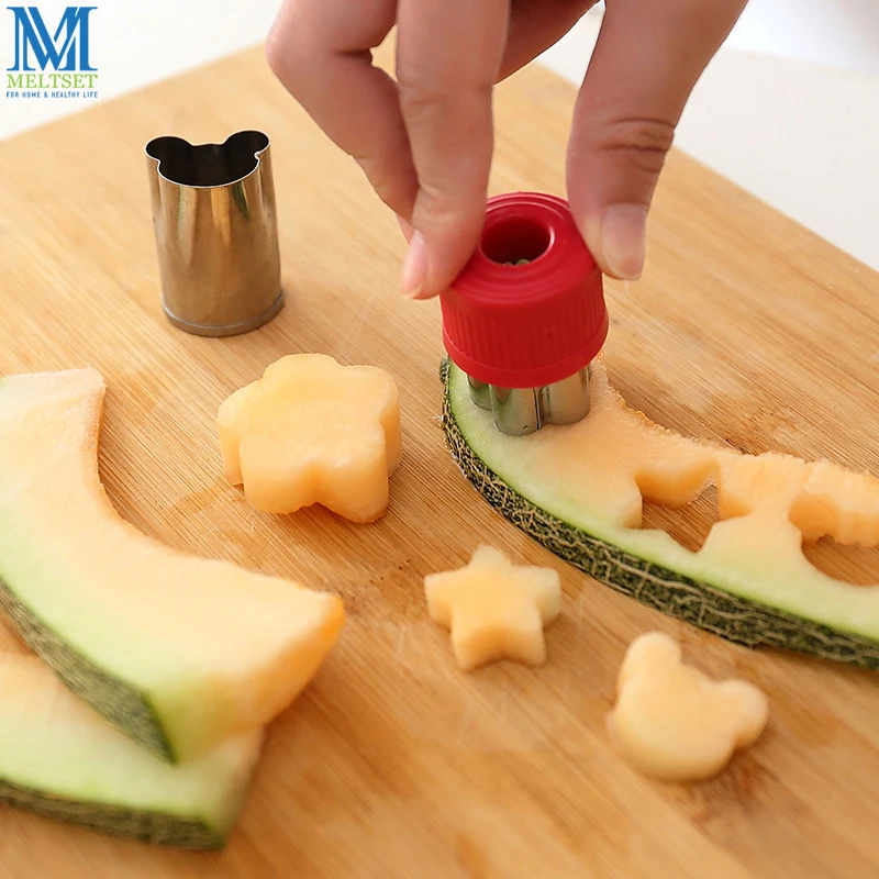 8 шт./компл. устройство резки овощей и фруктов в форме цветка звезды прессформа