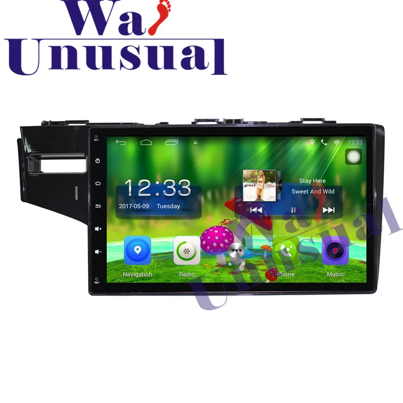 

10,1 "Quad Core16G Android 6,0 Автомобильный мультимедийный плеер радио для Honda Fit 2014-2016 GPS навигация с WIFI BT 1024*600 карты