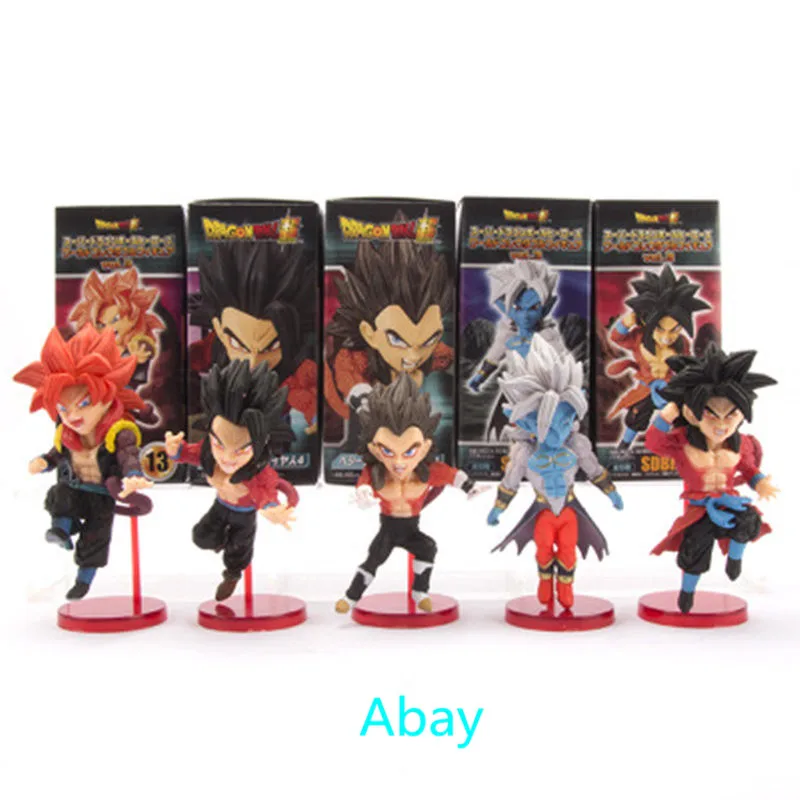 Экшн фигурка Dragon Ball Son Goku Kakarotto Vegeta IV игрушечная коробка из ПВХ 2 цвета модель