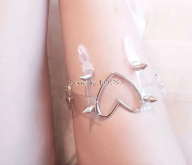 Заклепки ручной работы в стиле Харадзюку прозрачные виниловые однорядные