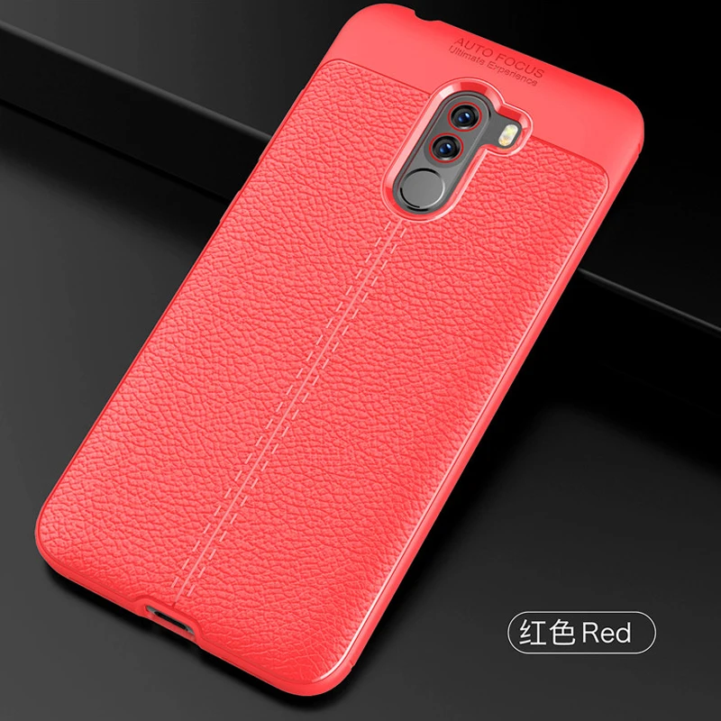 KaiNuEn роскошный телефонный чехол-лента на заднюю панель для xiaomi pocophone f1 poco f1 силиконовый мягкий кожаный из ТПУ шаблон аксессуары