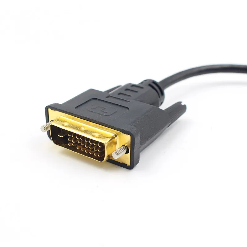 Kebidu 1080P HDMI DVI Мужской к VGA Женский видео конвертер адаптер 24 + 1 Pin 25 DVI-D кабель с
