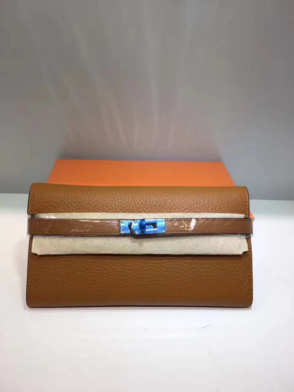 brown Высокое качество, дизайнерский клатч с перекрестными линиями, кошелек с замком, натуральная кожа, несколько пуров, известный бренд, кошельки для монет, стандартный кошелек - Цвет: brown