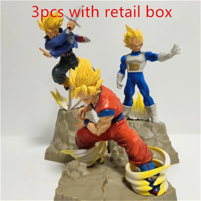 Lampara Dragon Ball Z Goku Vegeta trunks Супер Saiyan игрушки аниме Dragon Ball настольная лампа декор Освещение Сон Гоку светодиодный ночник - Испускаемый цвет: Холодный белый