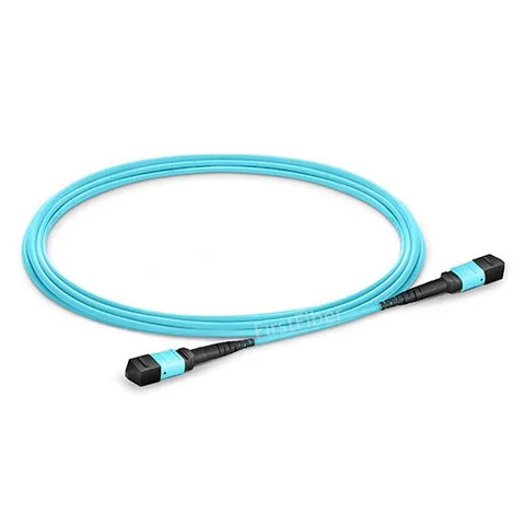 Оптоволоконный соединительный кабель MPO 3 m OM3, многорежимный UPC OM3 12 ядер, многорежимный Женский-MPO женский оптоволоконный Соединительный шнур